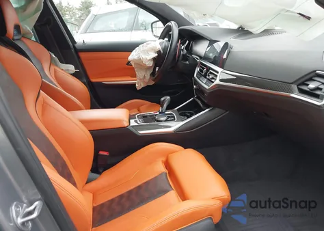 2022 BMW M3 Competition xDrive z USA, uszkodzony, nr VIN WBS43AY03NFL80967